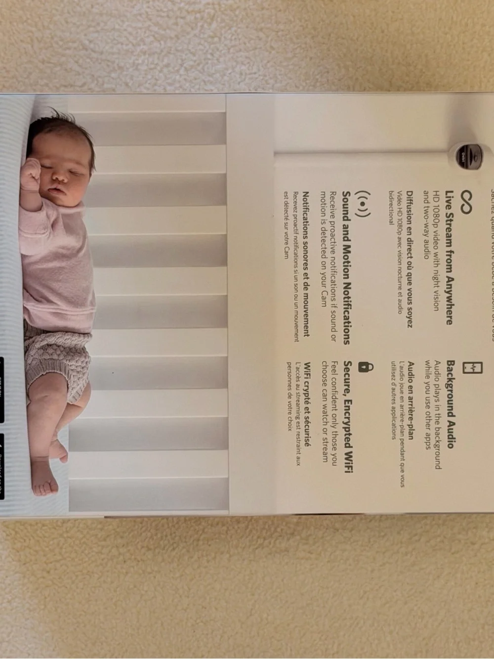 Owlet Smart Baby Monitor Camera - White